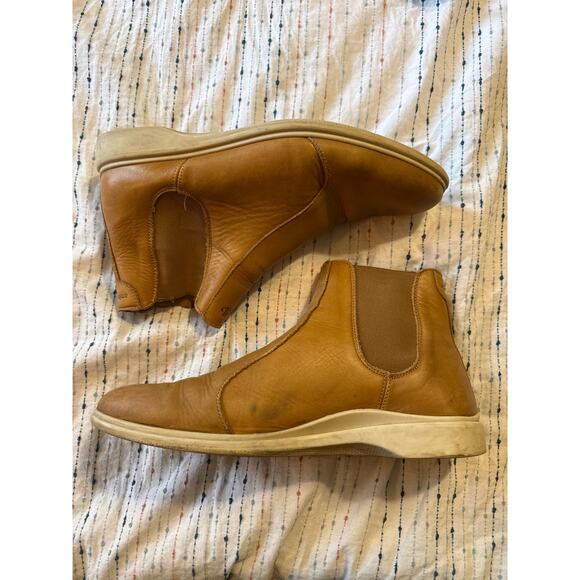 Amberjack Men’s Chelsea Boot Size 10.5 Honey Tan Leather main image 5
